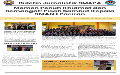 Momen Penuh khidmat dan Semangat : Pisah Sambut Kepala SMAN 1 Paciran